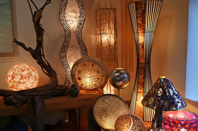 Hand Made Lamps from Bali