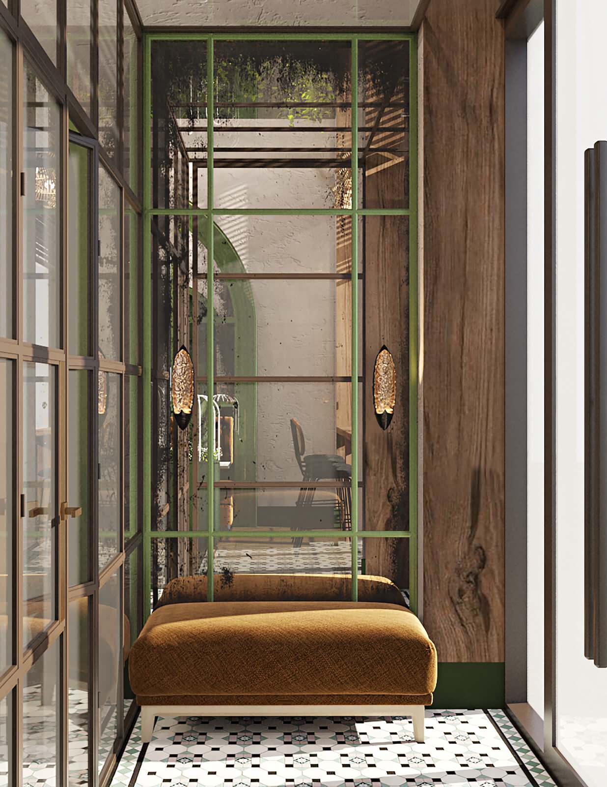 Дизайн-проект интерьера Кафе-Кондитерская