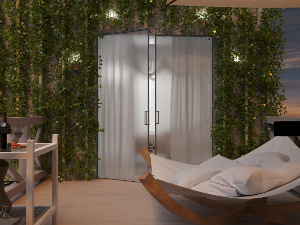 Спальня с выходом на терассу