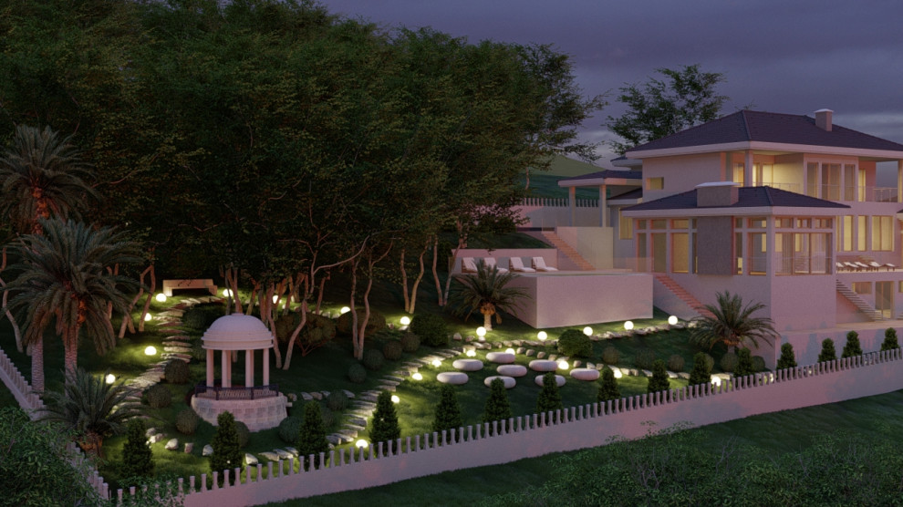 Благоустройство загородного дома (S 40 соток)