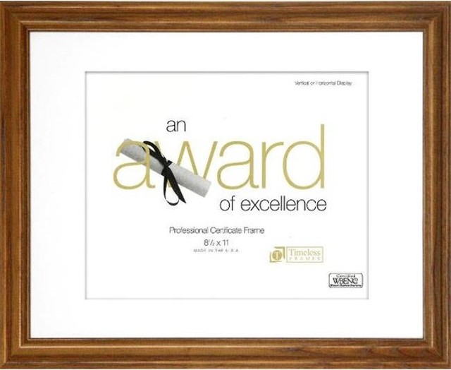 Timeless Frames Supreme Award Honey Wall Frame 11 X14