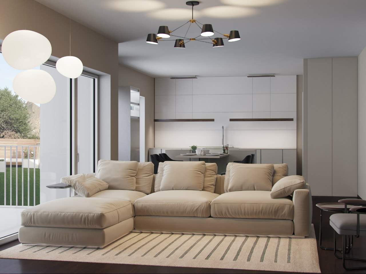 Квартира, общая площадь 60 кв.м