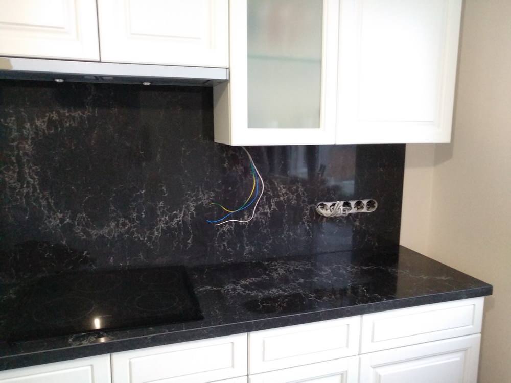 Кухонная столешница Ванила Нуар