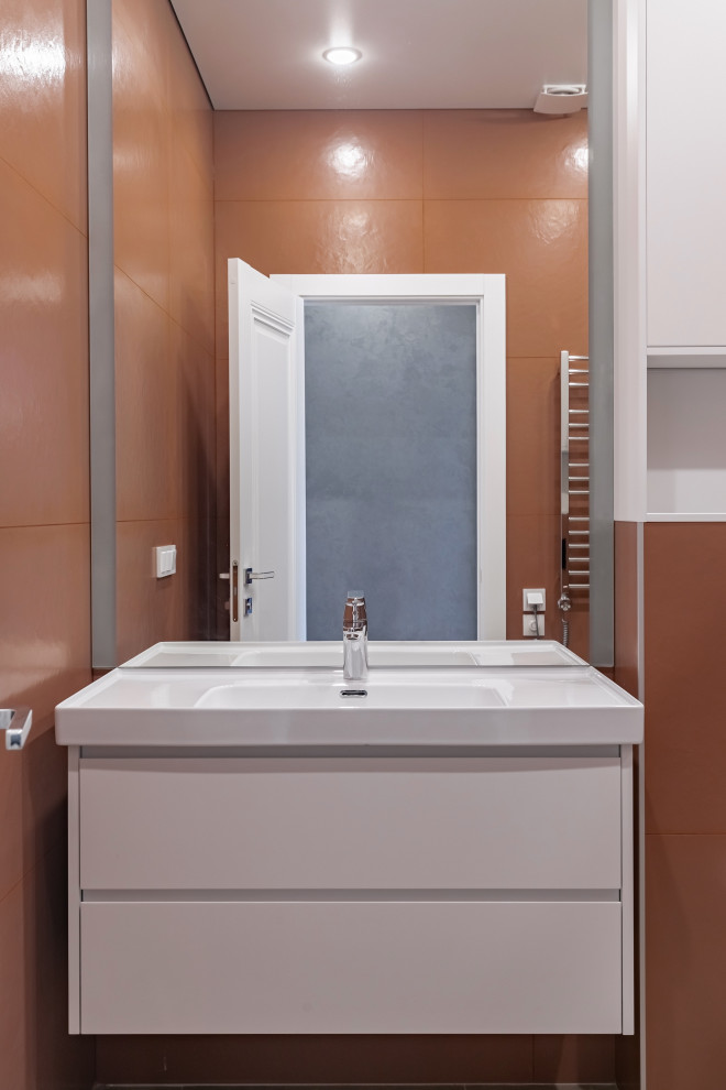 Яркий интерьер таунхауса