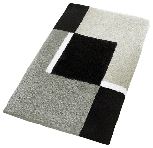 oversized bath rug, platinum - contemporary - bath mats - other oversized bath rug, platinum - contemporary - bath mats - other