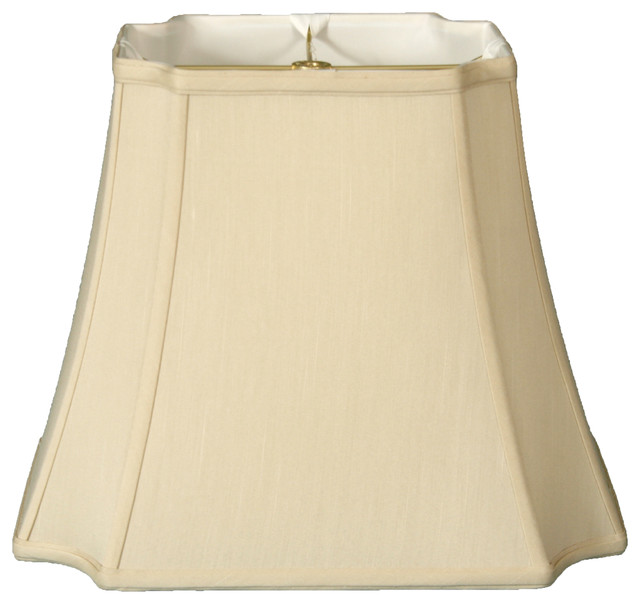 Rectangle Inverted Cut Corners Lamp Shade Traditional Rectangle Inverted Cut Corners Lamp Shade