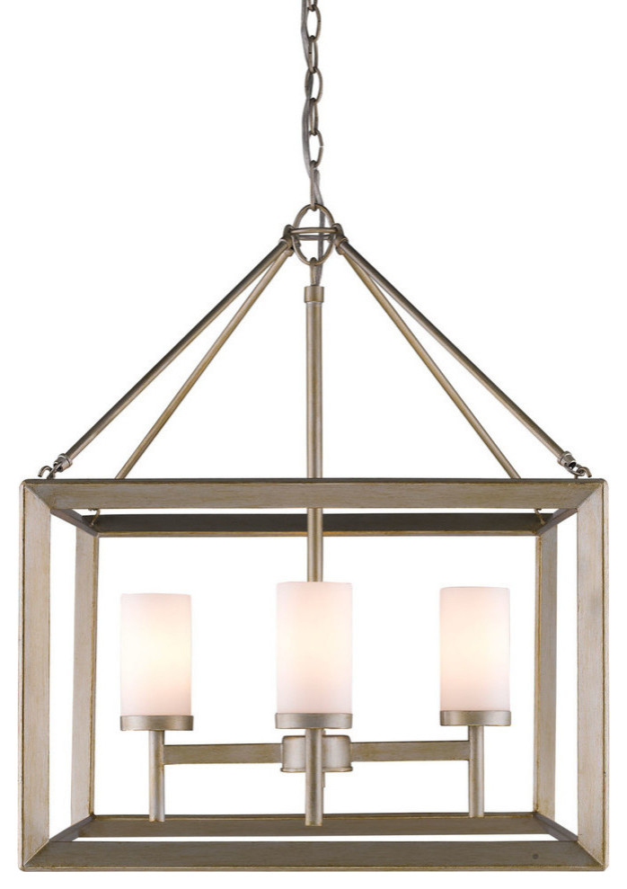 Smyth Mini Chandelier, Gunmetal Bronze Transitional Chandeliers