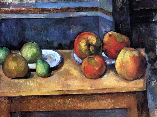 Paul Cezanne Still Life, Apples and Pears, 21"x28" Wall Decal