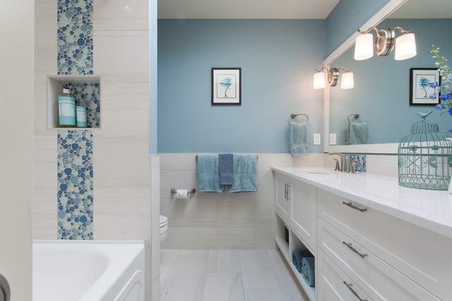 Meandering Serenity - Custom Home transitional-bathroom