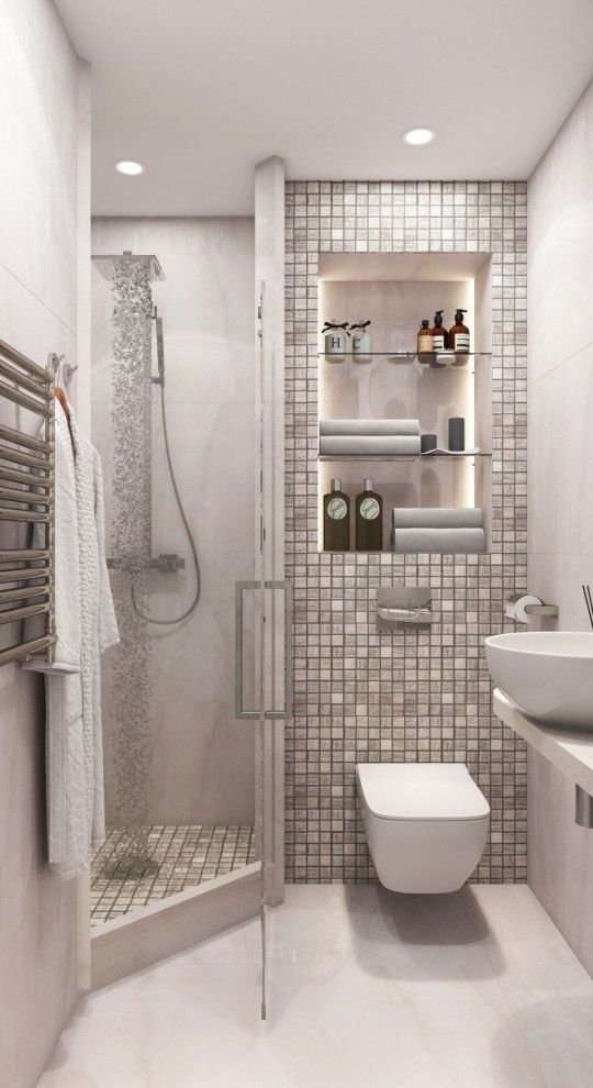 Дизайн интерьера квартиры в светлых тонах в ЖК ''Фили Сити''