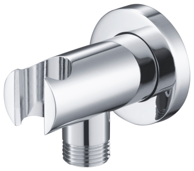 Isenberg HS8008 - Wall Supply Elbow With Holder, Chrome