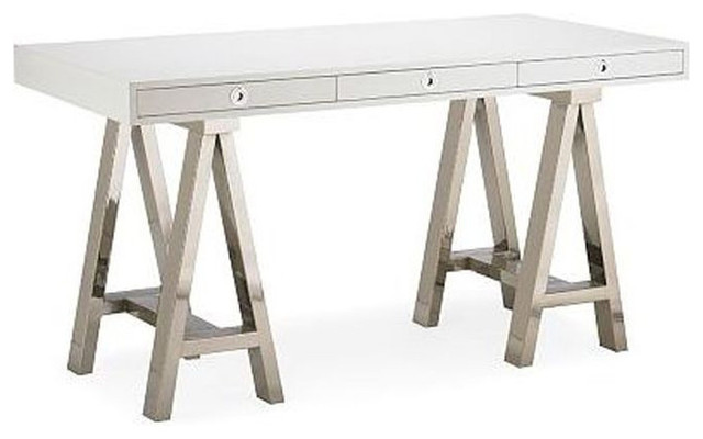 Sold Out Williams Sonoma Home Mason White Wood Gl Desk Williams Sonoma Home Mason White Wood Gl Desk 1 850 Est