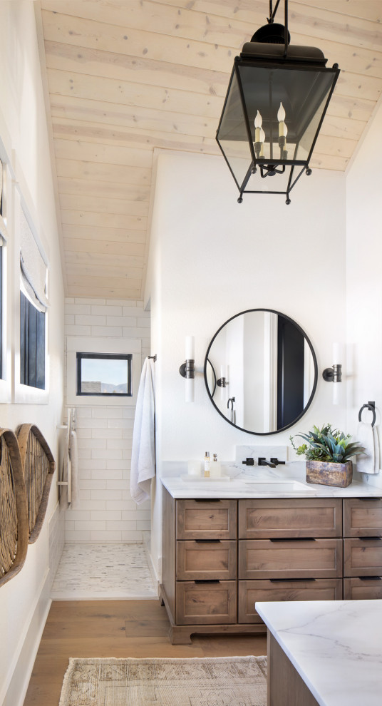 Design ideas for a country bathroom in Austin.