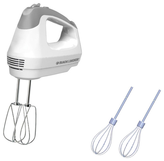 Black and Decker Electric Hand Held Mixer, 250 Watts Contemporary