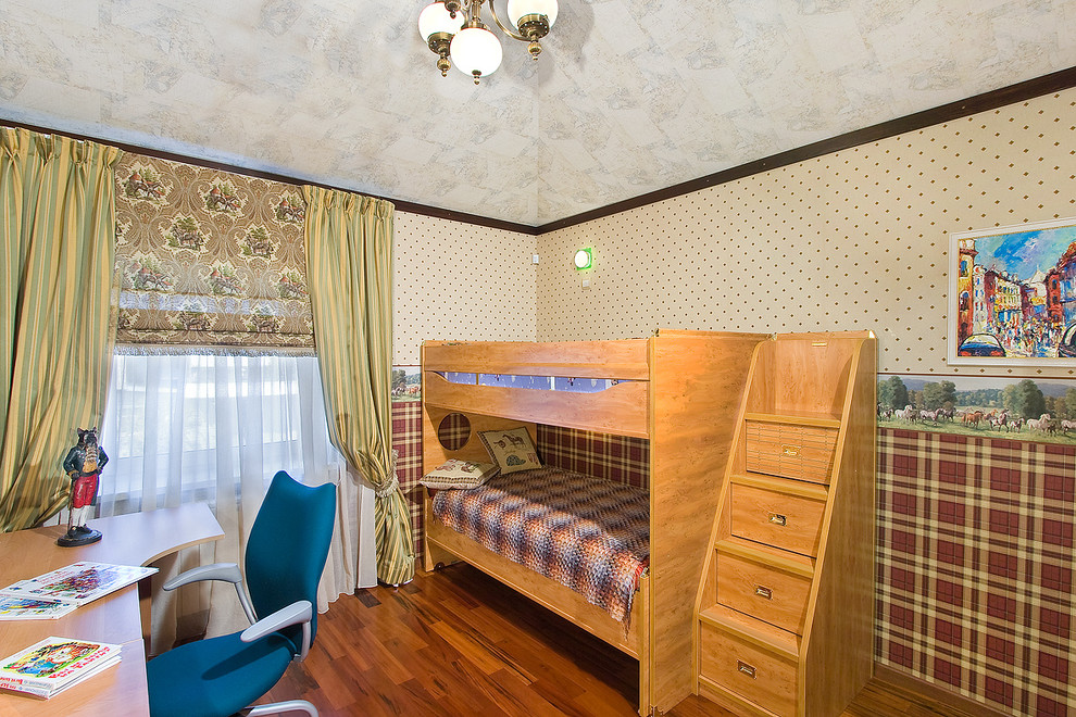 Интерьер коттеджа в ярких тонах