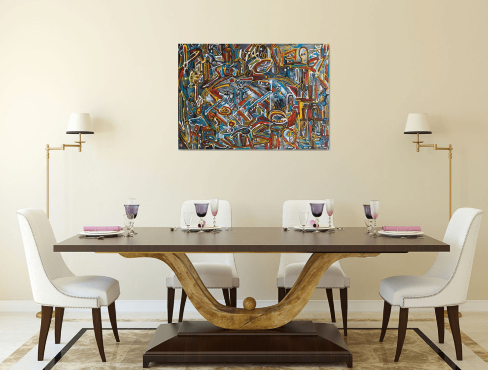 Работы художницы Дианы Маливани - Столовая - Дизайн интерьера (1)