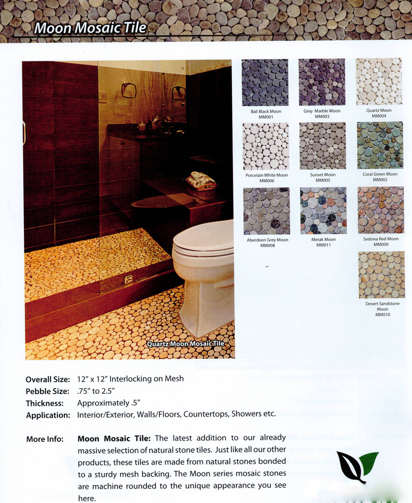 Pebble Tiles -- Natural Stone Pebble Tiles