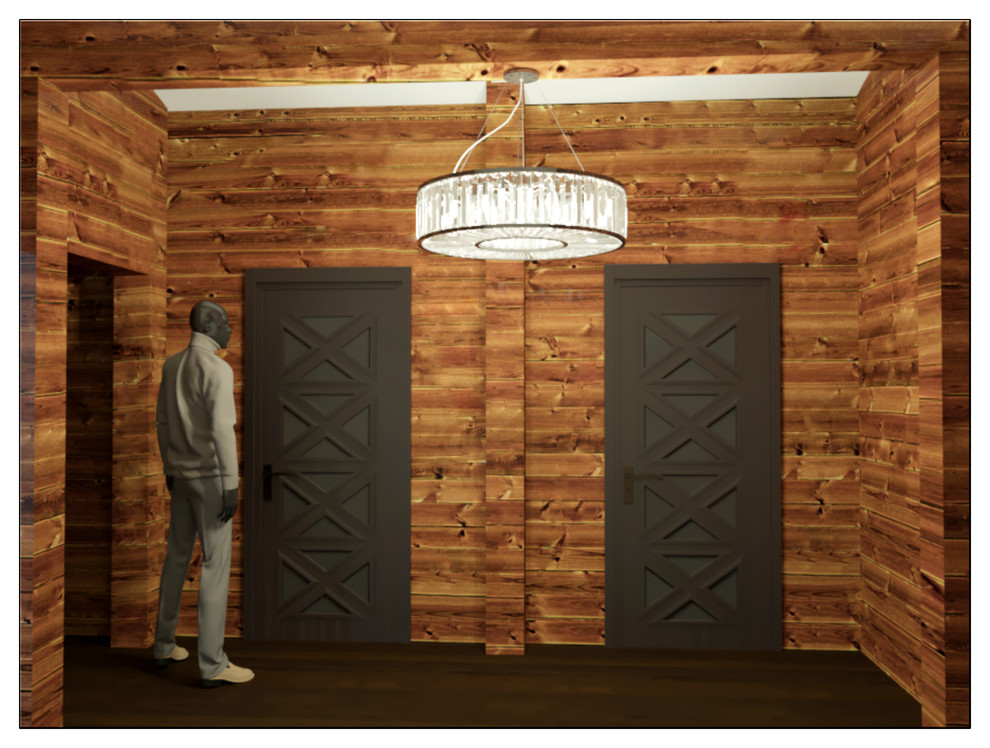 Деревянный дом в стиле "Шале" в д.Завидово Тверской области