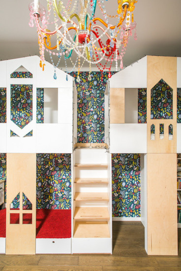 Дом-кровать для детской комнаты