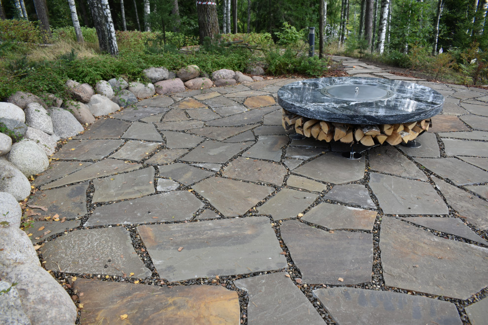 Зона отдыха с видом на Финский залив