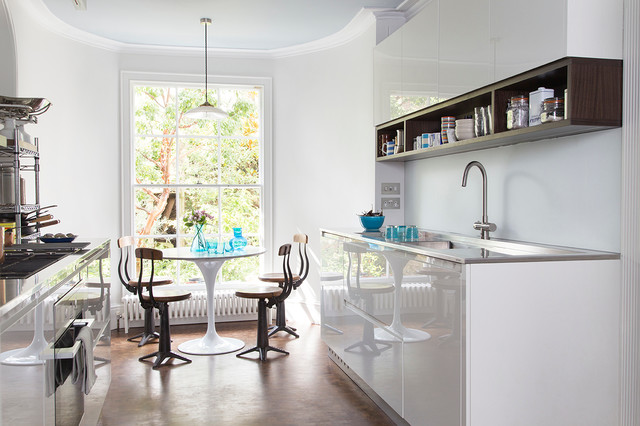 Reflective Gloss Cabinetry contemporary-koek