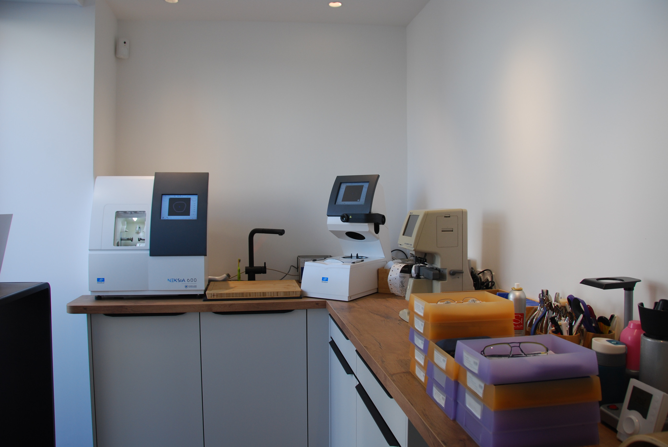 Rénovation complète d'une boutique d'optique
