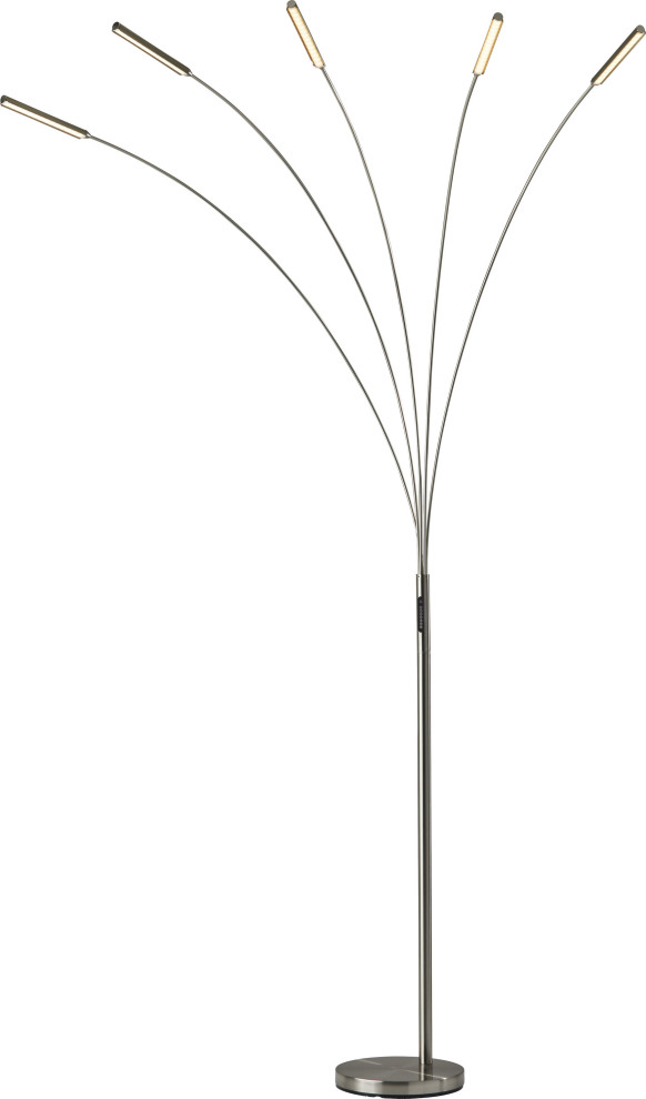 Zodiac Arc Lamp Contemporary Floor Lamps by HedgeApple Houzz