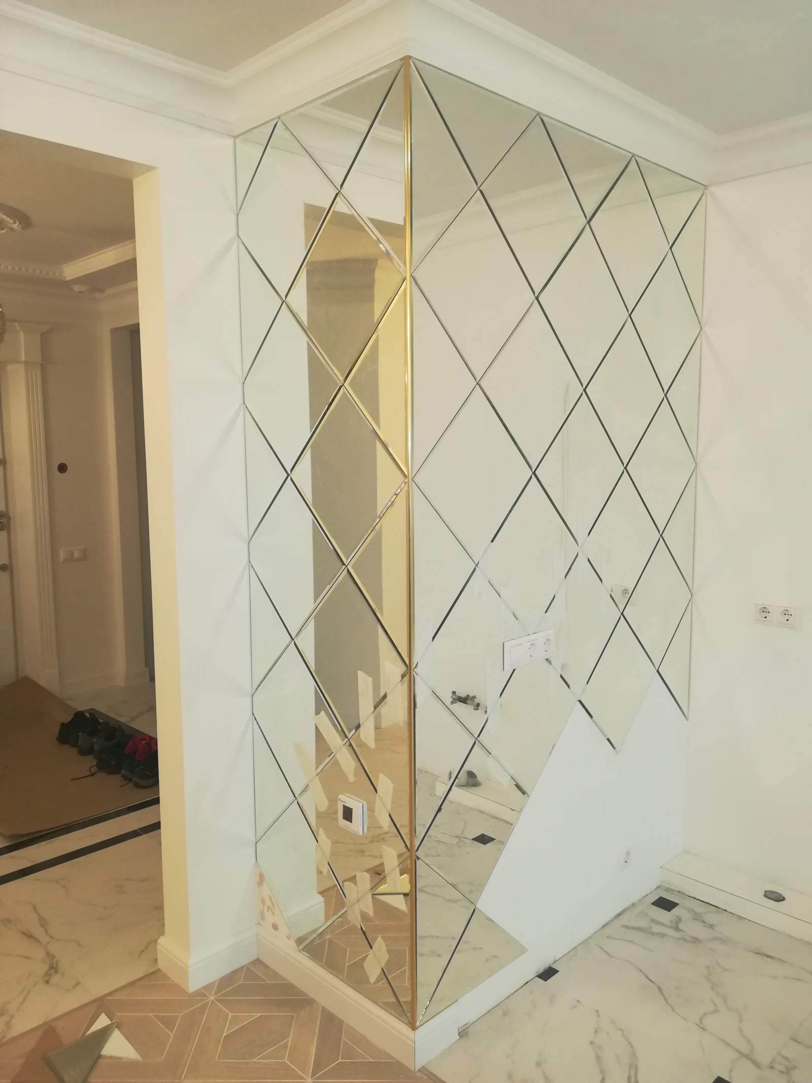 Зеркальное панно|Стекло