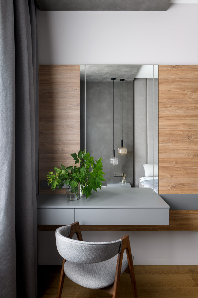 Натуральные материалы в интерьере трехкомнатной квартиры