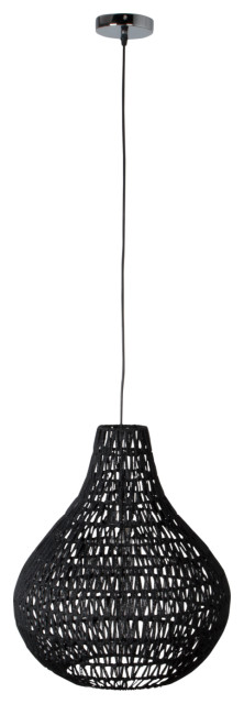 Black Drop Pendant | Zuiver Cable - Industrial - Pendant Lighting - by Luxury Furnitures | Houzz