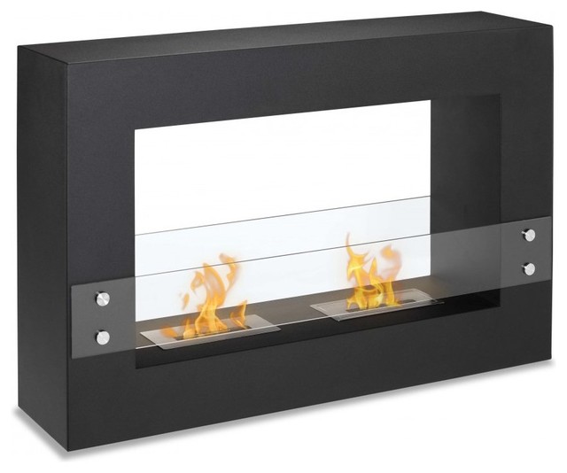 Ignis Tectum Freestanding Ventless Ethanol Fireplace Contemporary Ignis Tectum Freestanding Ventless Ethanol Fireplace