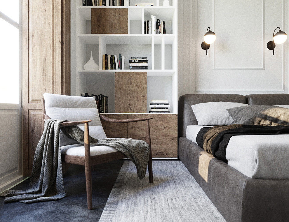 Спальня в исторической квартире