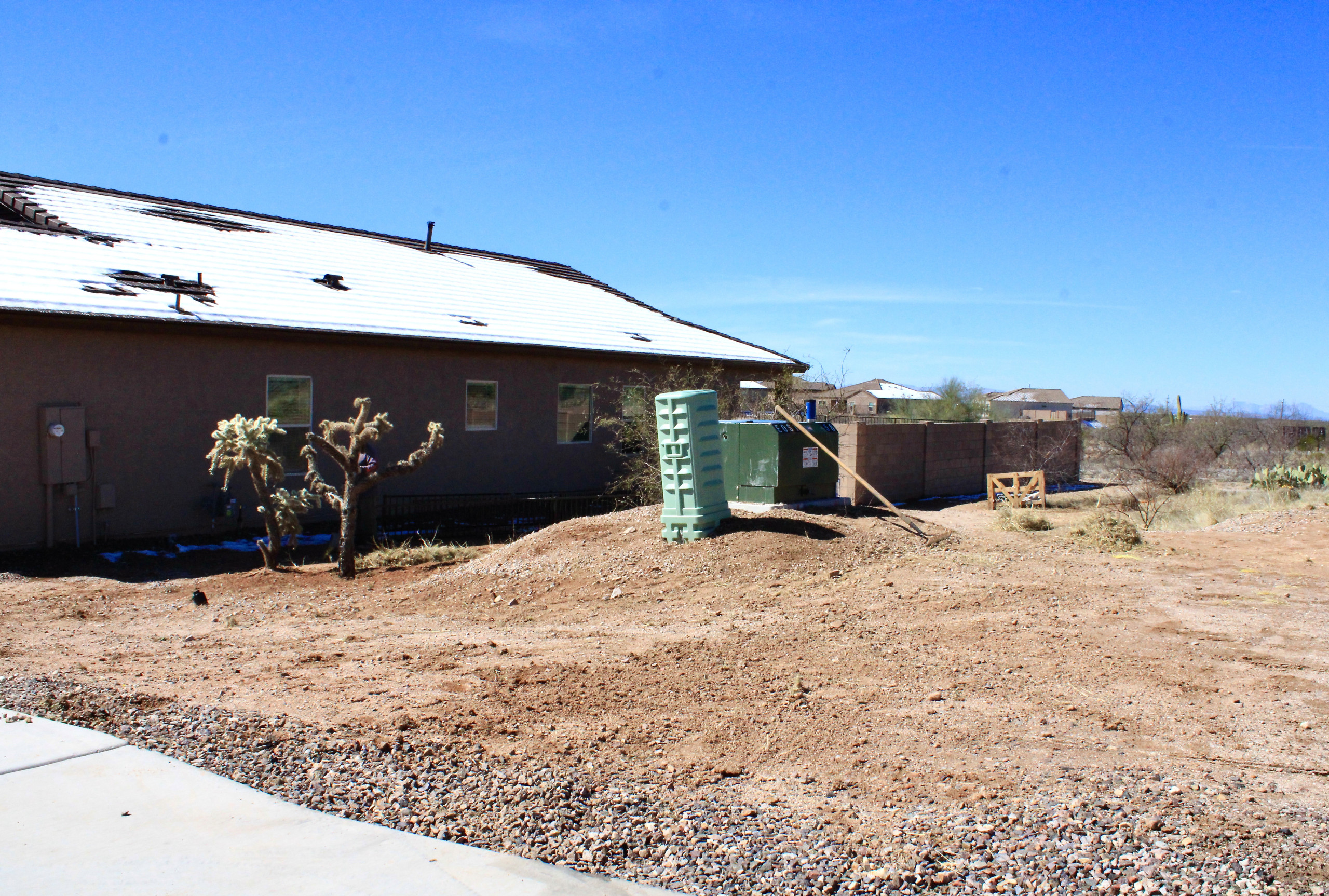 Decorative Rock/Gravel   Before