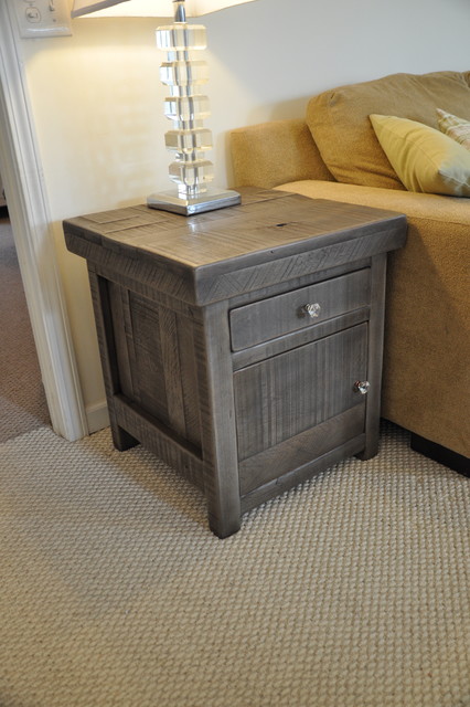 Rustic End Tables Rustic Slate Gray Rustic Living Room Atlanta By Rustic Trades Furniture Houzz Uk