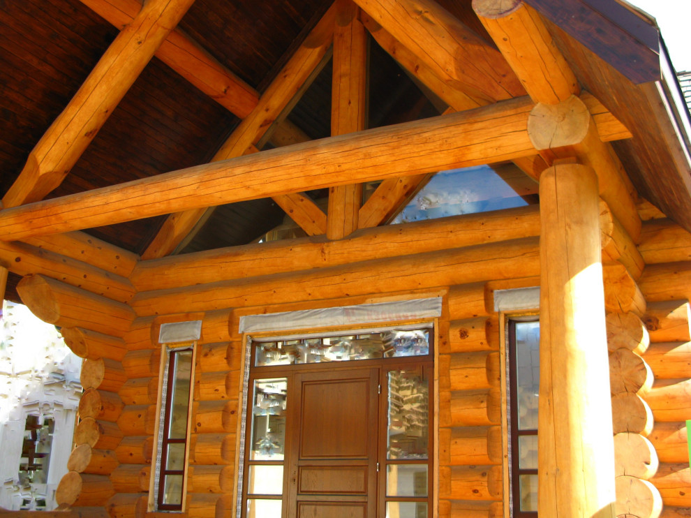 Дом из бревна 321 м.кв.