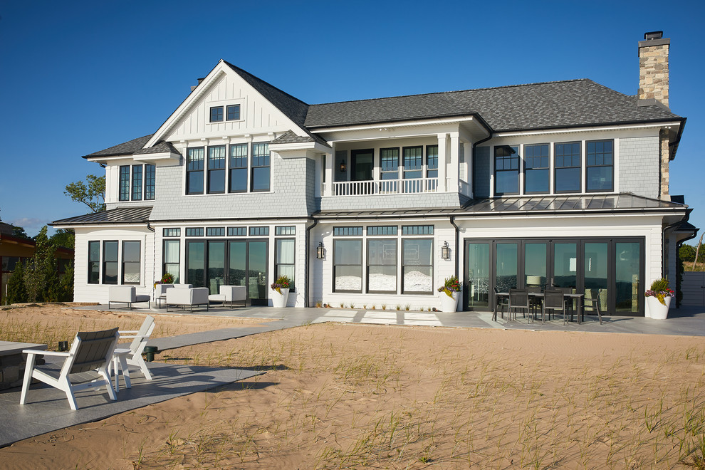 Lake Michigan Luxury Beach Style Exterior Grand