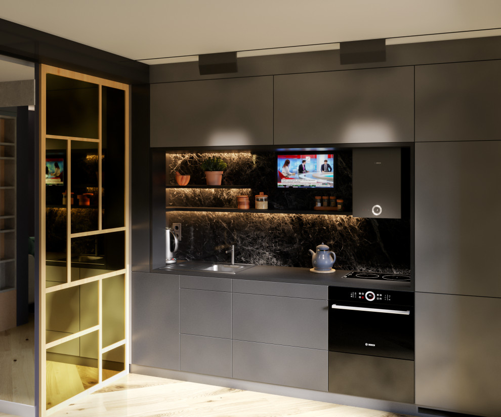 Дизайн 1-к квартиры 44м2 в Красноярске