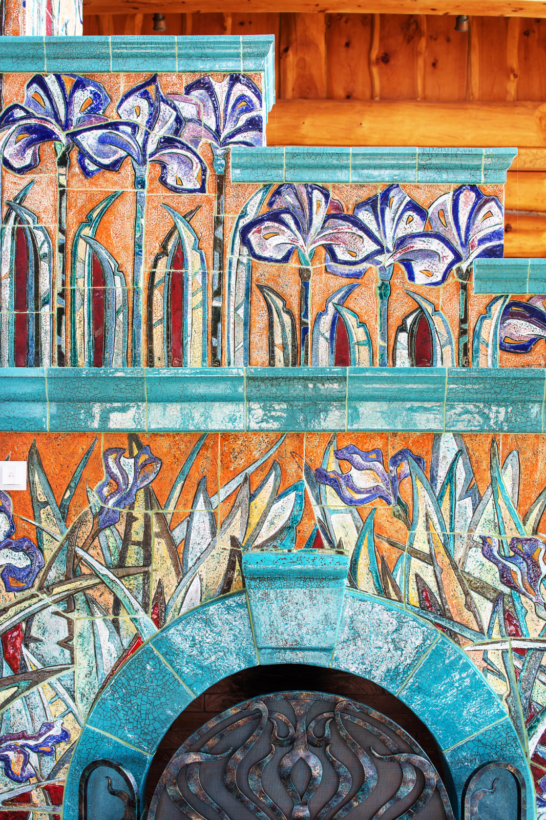 Печь-камин "Ирисы"