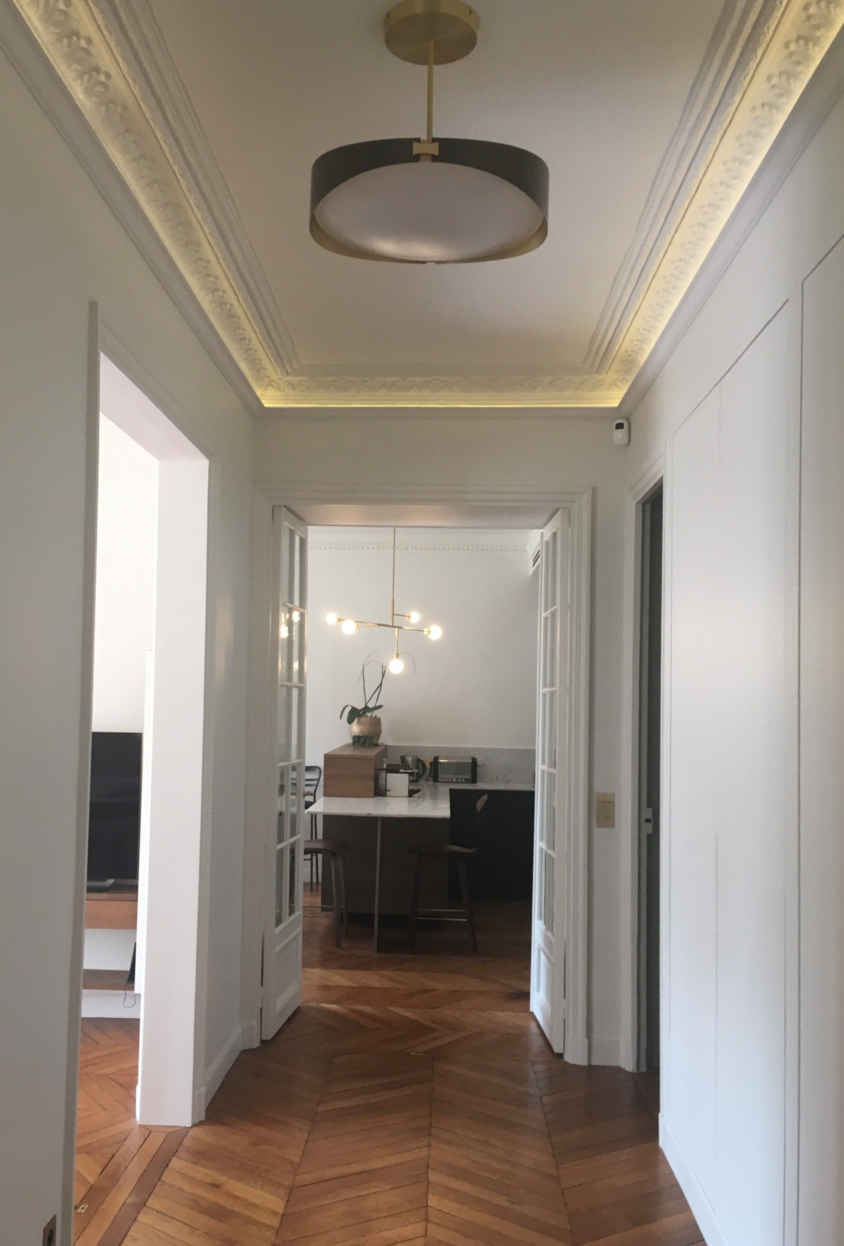 Rénovation d’un appartement haussmannien dans le 16ème arrondissement