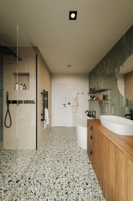 Projet Ferdinand modern-badrum