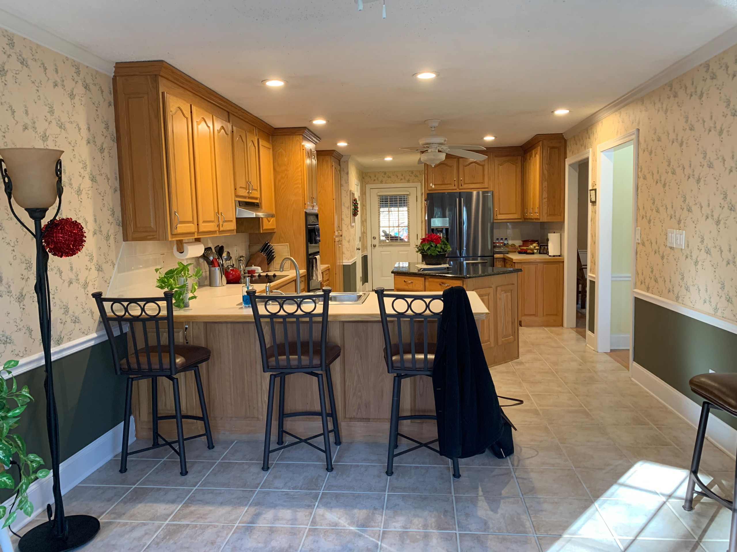 Custom Kitchen, Laundry, and Powder Room Remodel