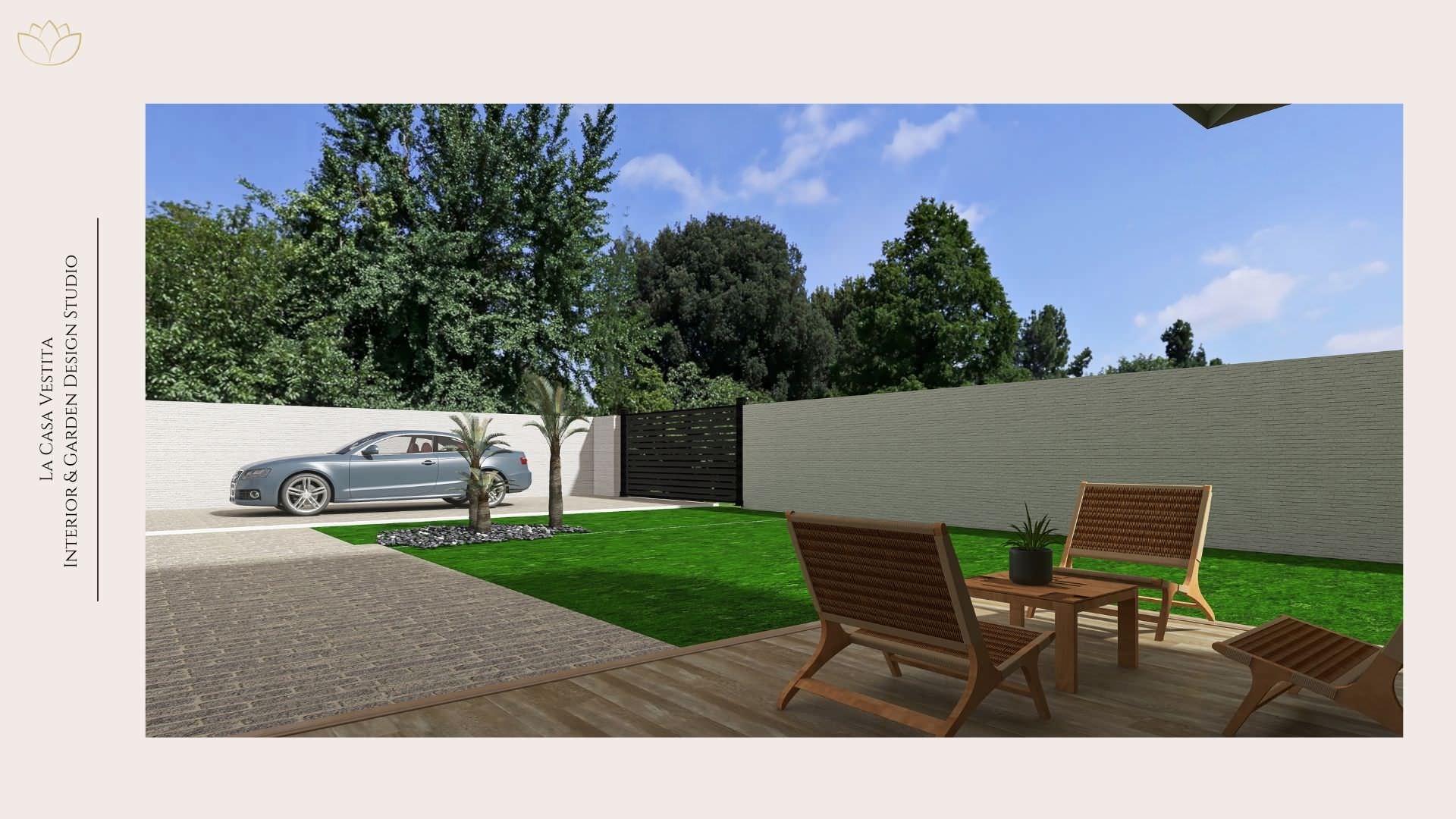 Il giardino e la veranda