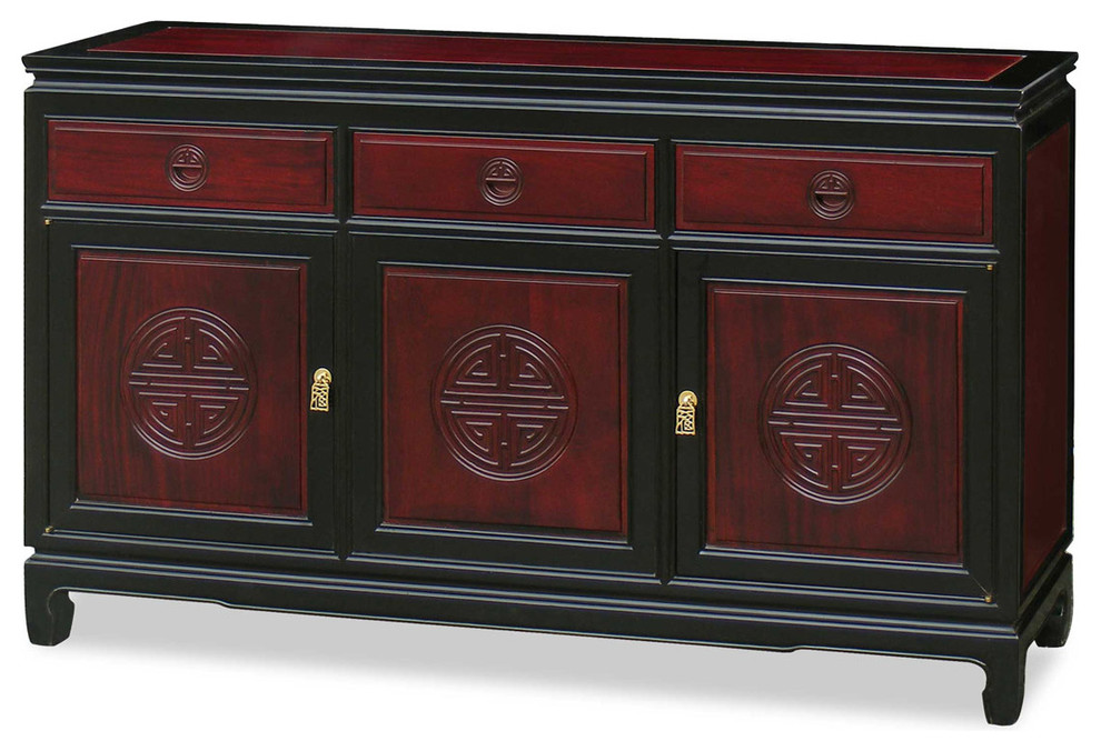 Rosewood Longevity Design Sideboard Asian Buffets And Sideboards