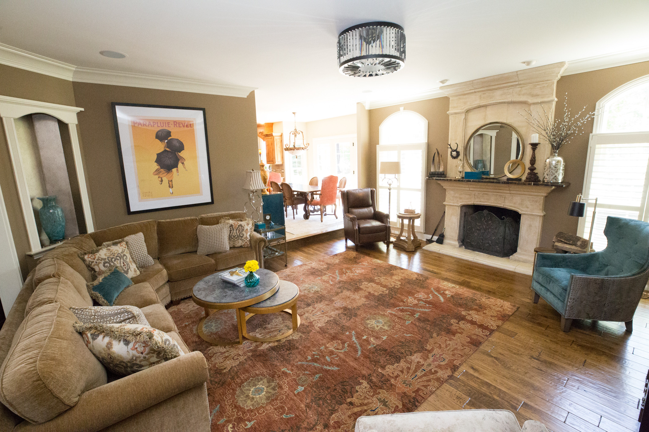 Eclectic Designed Living Room