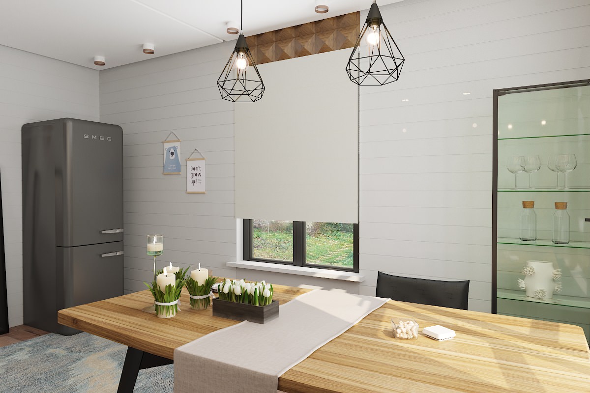 Загородный частный дом, с кухней, одной спальней, и верандой с огромными панорам