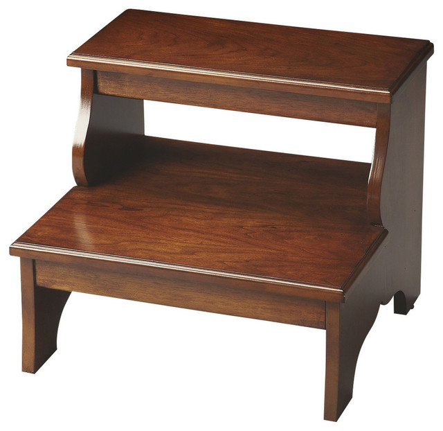 Butler Melrose Chestnut Burl Step Stool