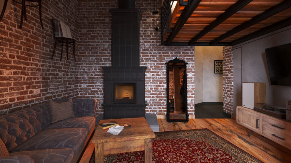 Проект квартиры в стиле Лофт на Буханцева