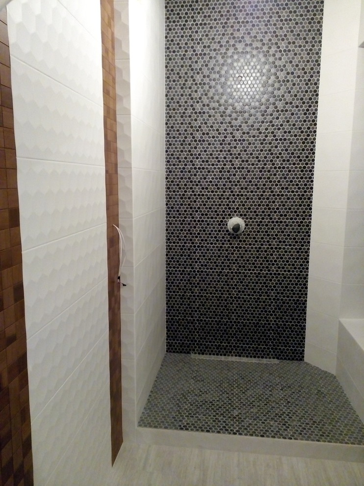 Современный  душ