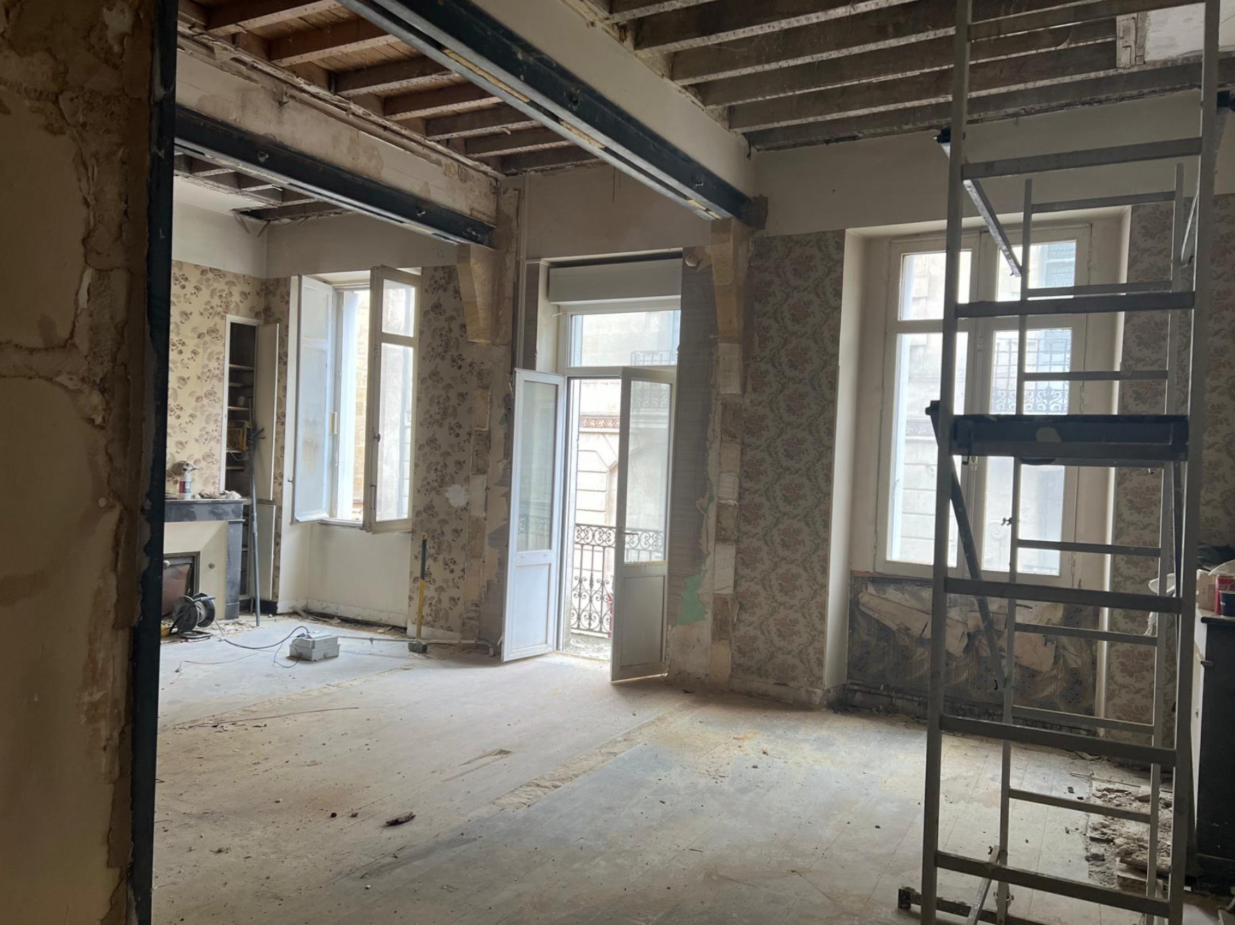 Projet Saint-Michel - Rénovation complète d'une maison de ville