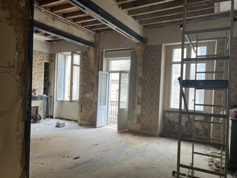 Projet Saint-Michel - Rénovation complète d'une maison de ville